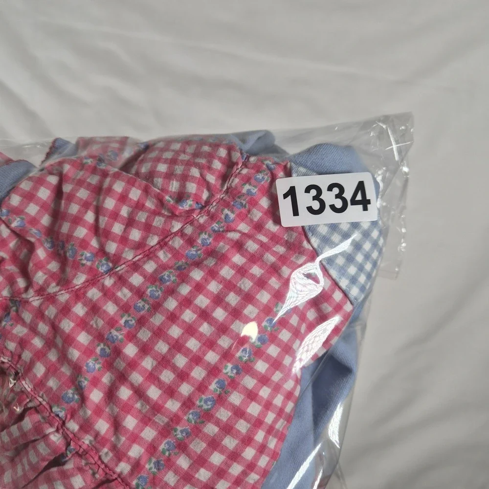 Vintage Gymboree Baby Girl 3 Piece Outfit Set 12 18M Gingham Jacket Top Pants